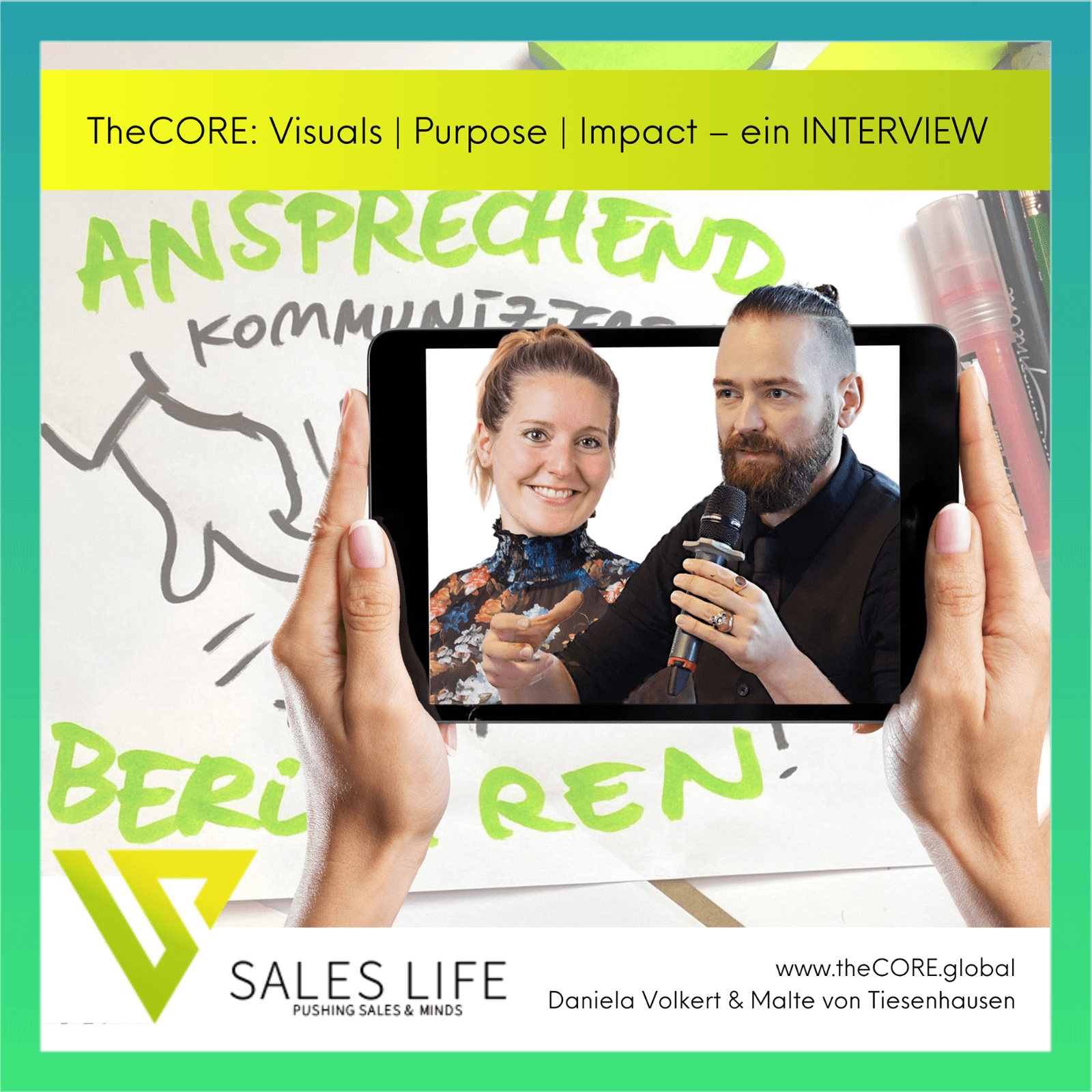 Ein SalesLife-Interview mit Daniela Volkert & Malte von Tiesenhausen 